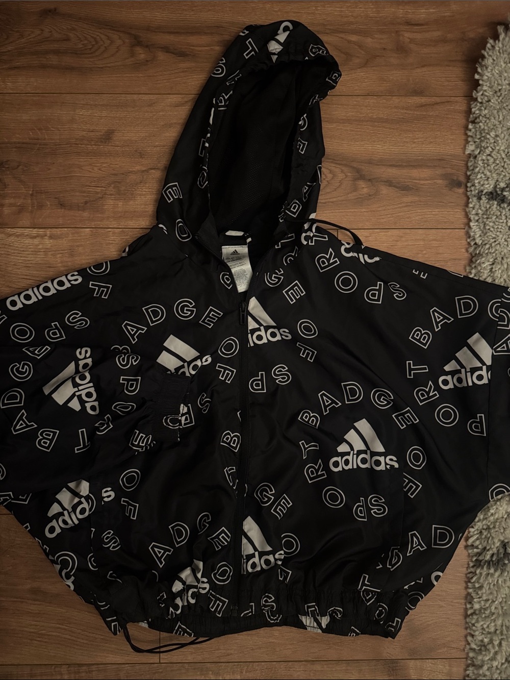 Women's Essentials Logo Allover Print Windbreaker Jacket